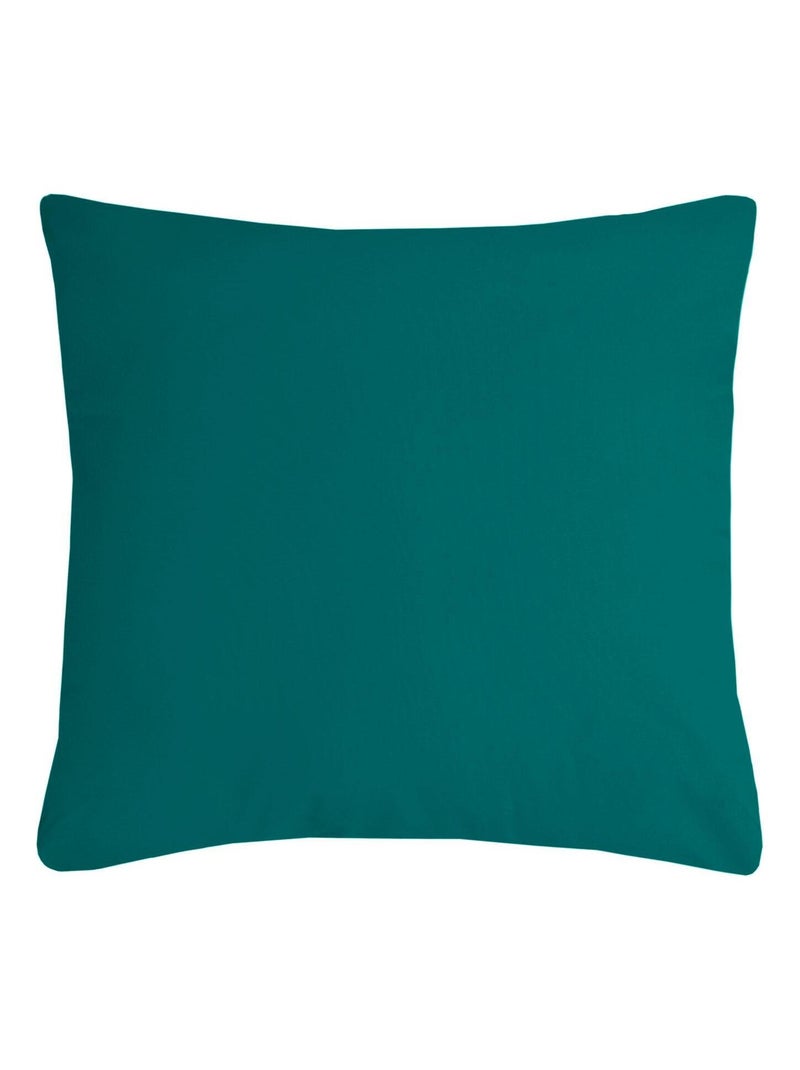 Coussin uni Bleu canard - Kiabi