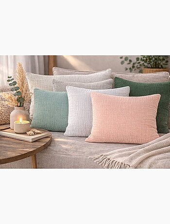 Coussin Uni Décoratif