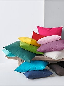 Coussin uni déhoussable - Kiabi