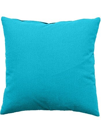 Coussin uni effet Bachette déhoussable - 40 x 40 cm