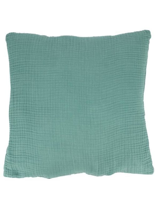 Coussin uni en gaze de coton - Kiabi
