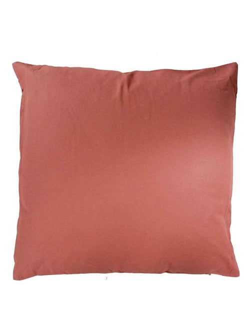 Coussin uni en polyester déhoussable - Kiabi