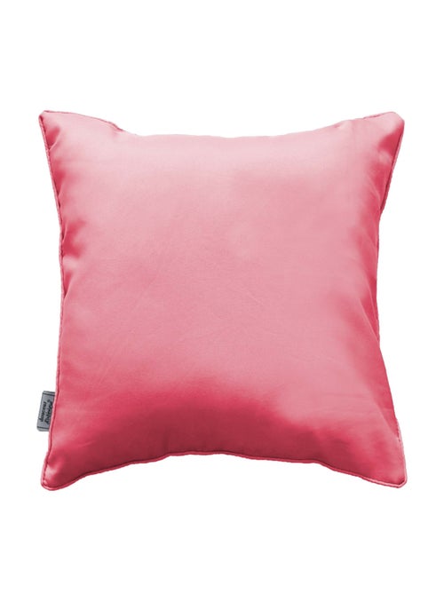 Coussin uni passepoil Corail - Kiabi