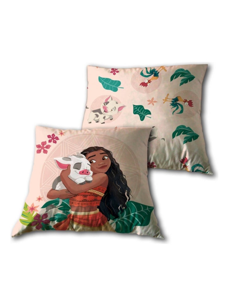 Coussin Vaina et Pua Pig - 40x40 cm Rose - Kiabi
