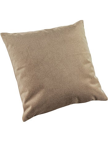 Coussin velours - Effet peau de pêche