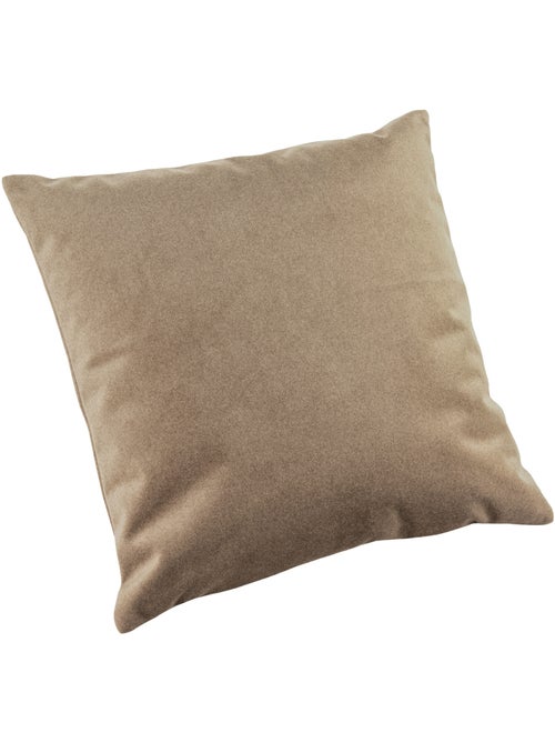 Coussin velours  - Effet peau de pêche - Kiabi