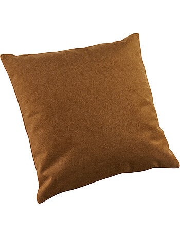 Coussin velours - Effet peau de pêche
