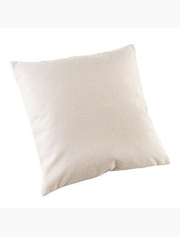 Coussin velours - Effet peau de pêche