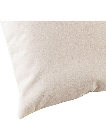 Coussin velours - Effet peau de pêche