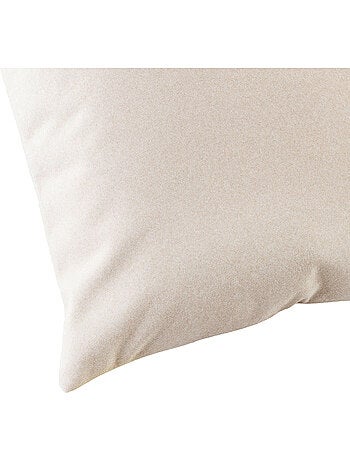 Coussin velours - effet peau de pêche