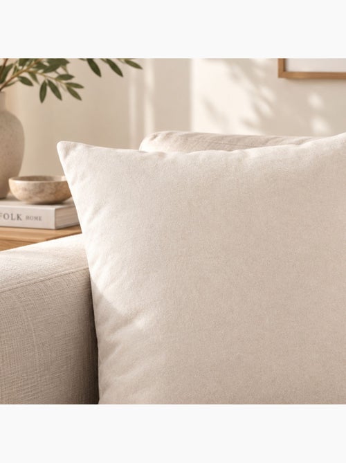 Coussin velours - effet peau de pêche - Kiabi Coussin velours - effet peau de pêche - Kiabi