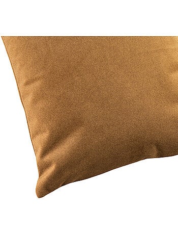 Coussin velours - Effet peau de pêche