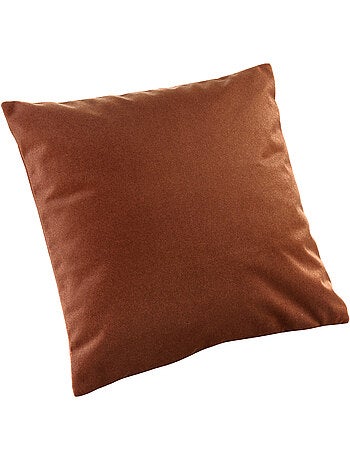 Coussin velours - Effet peau de pêche