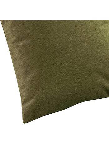 Coussin velours - effet peau de pêche