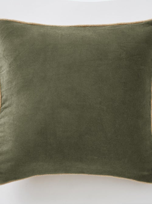 Coussin velours collection Cesar - Kiabi