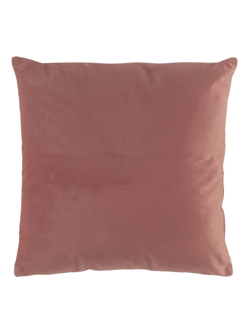 Coussin velours Collection Velvetina Rose - Kiabi