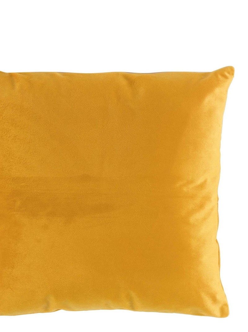 Coussin velours Collection Velvetina Rose clair - Kiabi