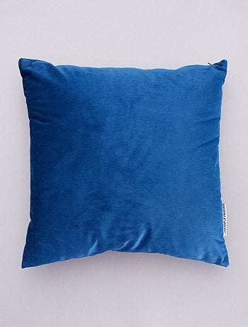 Coussin velours déhoussable