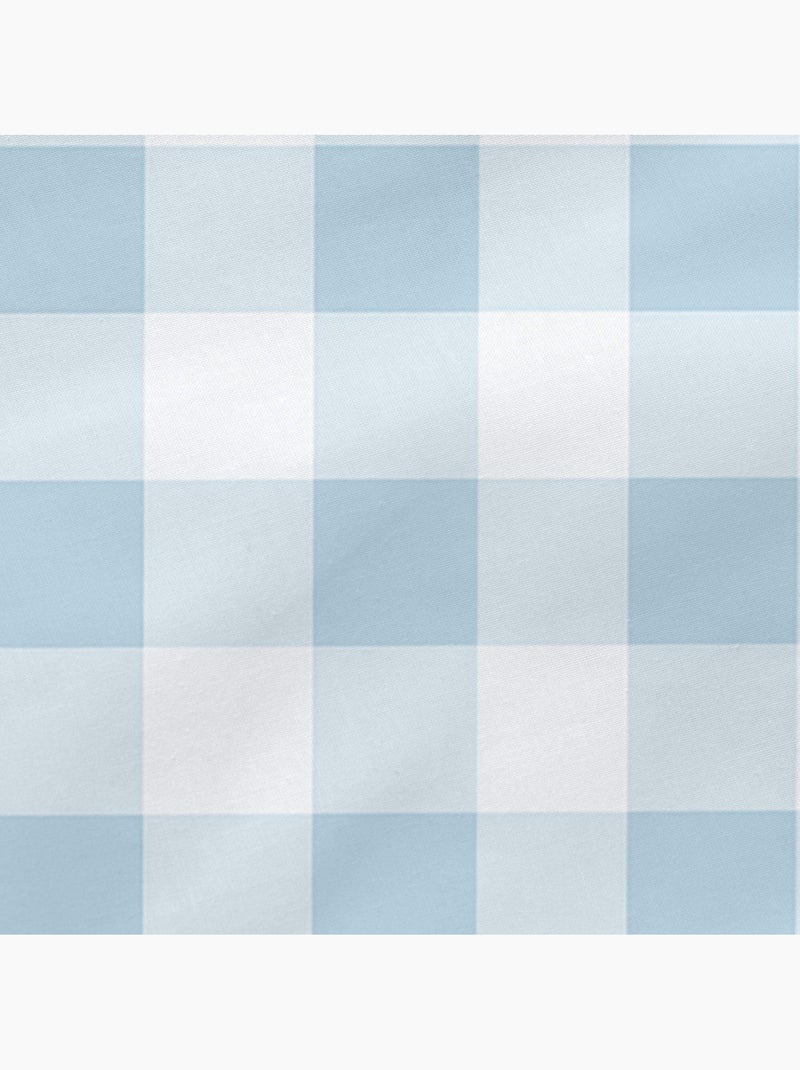 Coussin Vichy "Happyfriday" Bleu - Kiabi