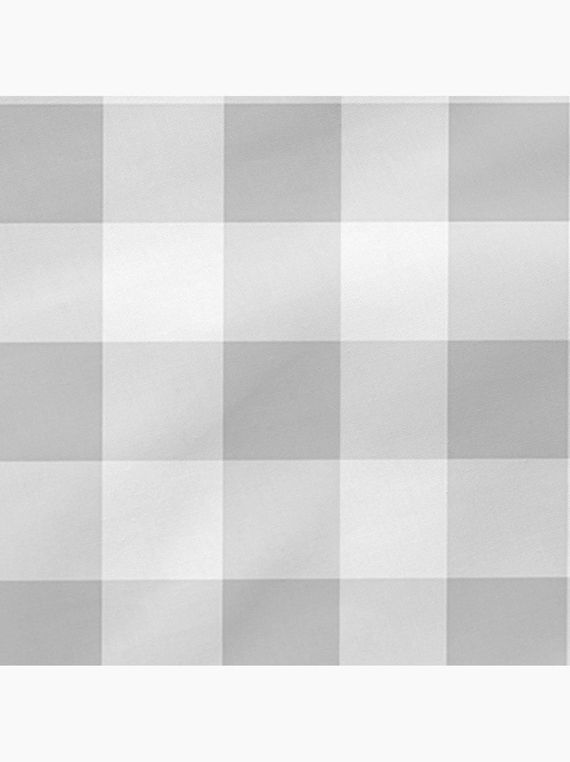 Coussin Vichy "Happyfriday" Gris - Kiabi