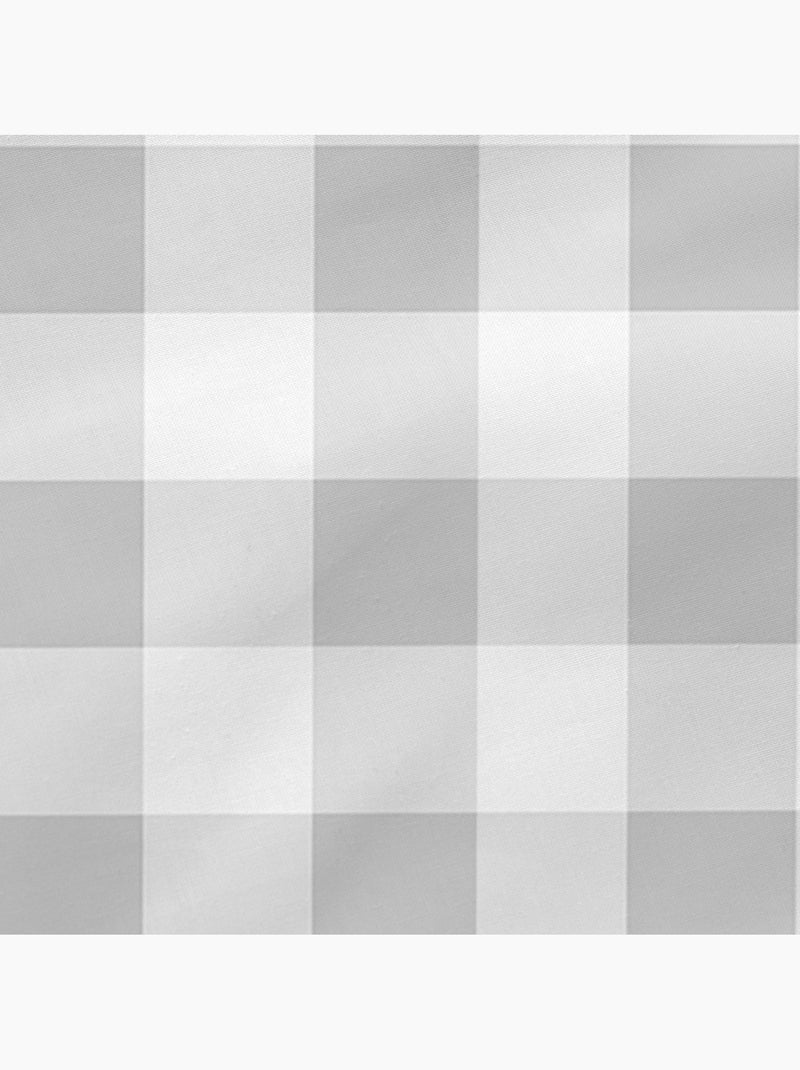 Coussin Vichy "Happyfriday" Gris - Kiabi