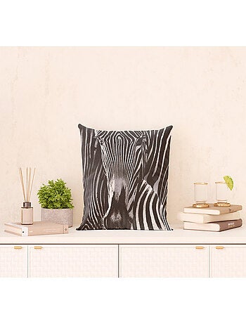 Coussin zébré - 45 cm x 45 cm