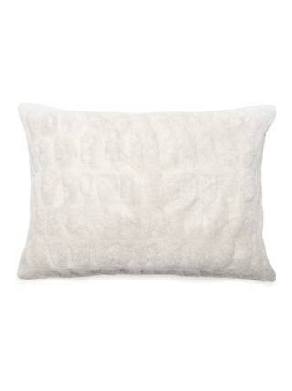 Coussin ZIBELINE en fausse fourrure sur les deux faces