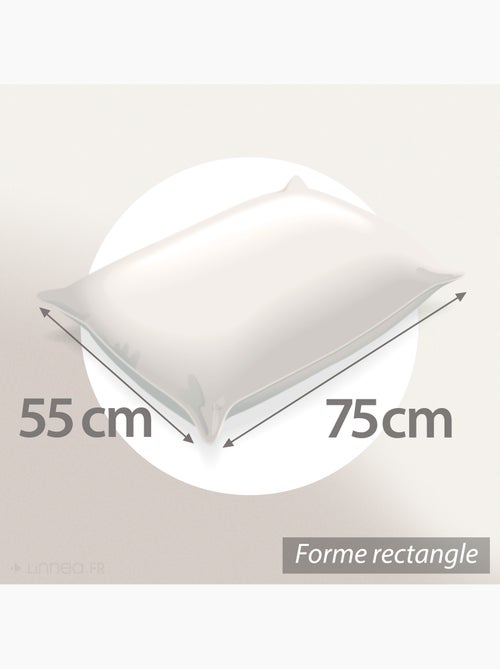 Coussin ZIBELINE en fausse fourrure sur les deux faces - Kiabi