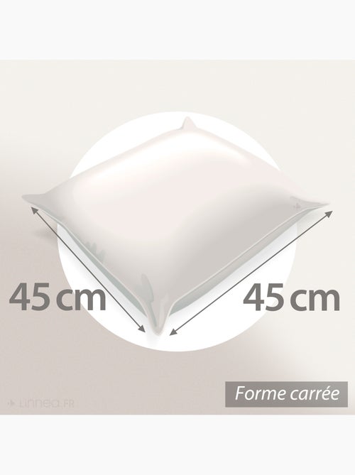 Coussin ZIBELINE en fausse fourrure sur les deux faces - Kiabi