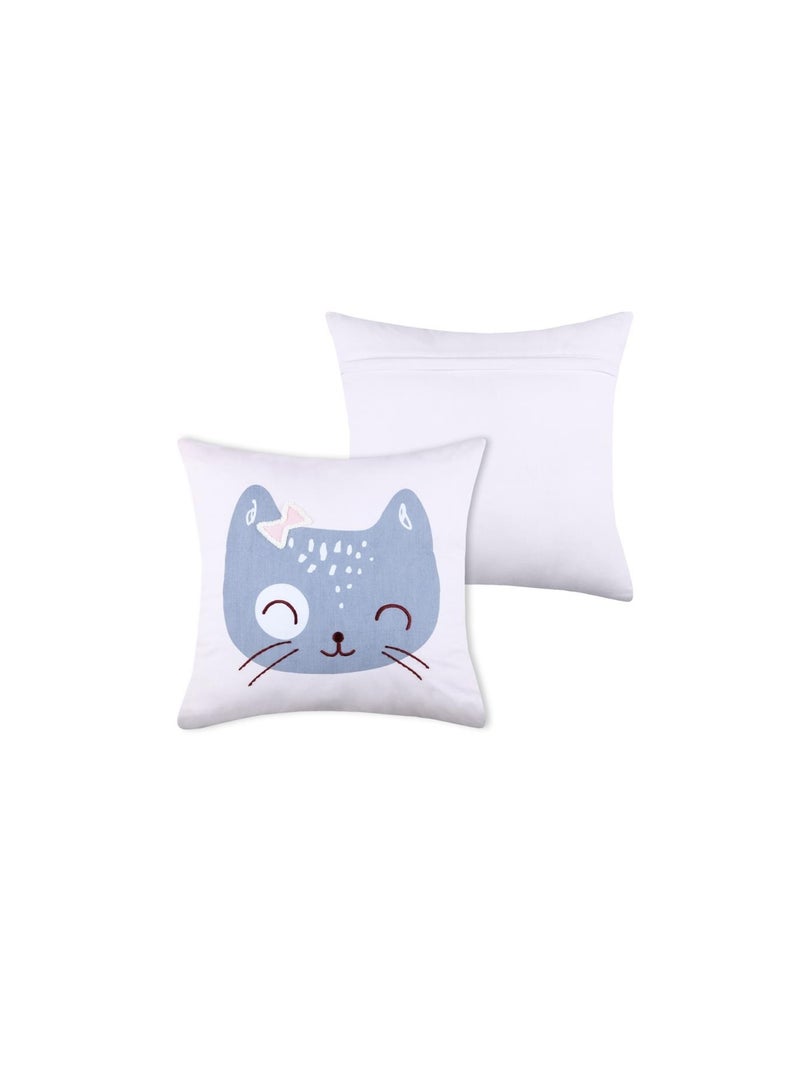 Coussin Zoeline le chat Bleu - Kiabi