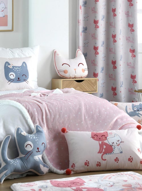 Coussin Zoeline tete de chat - Kiabi