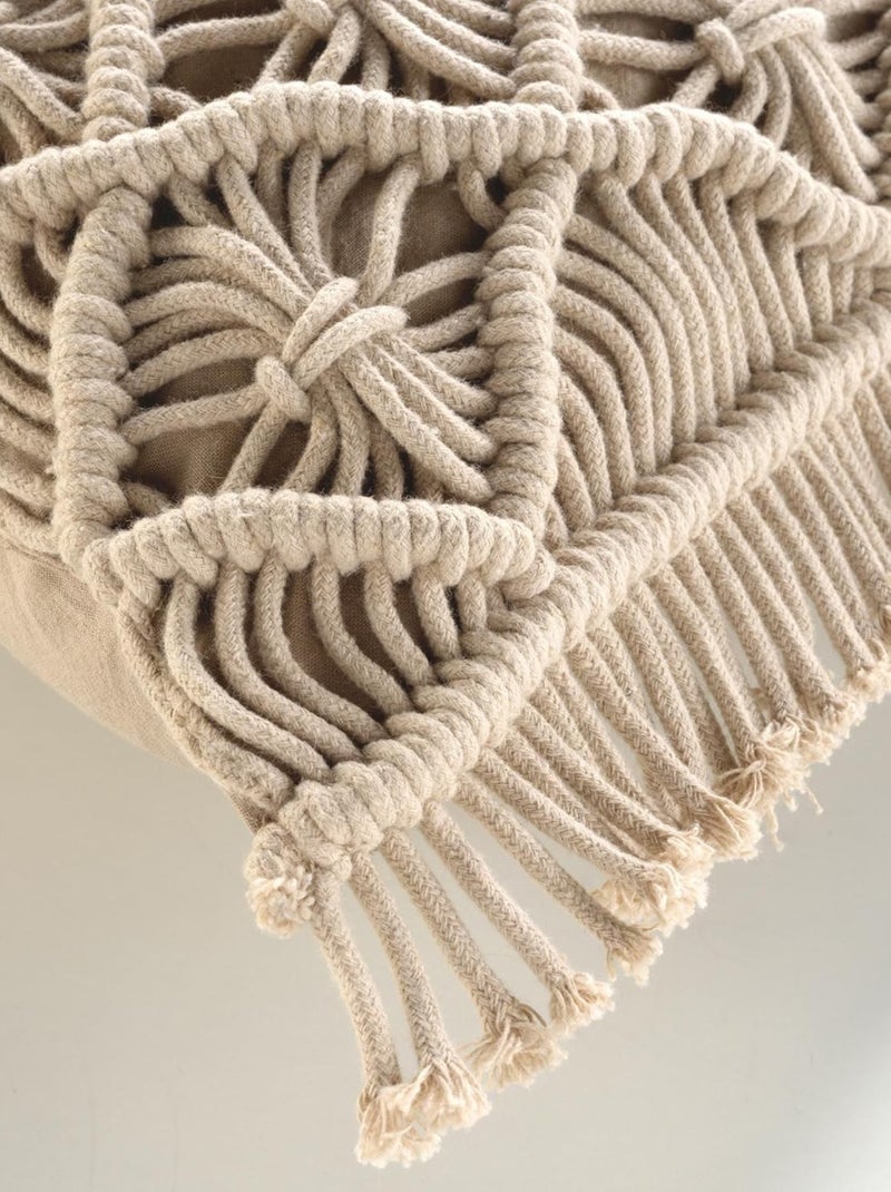 Coussins Décoratifs Coton PROMO LINGE Beige - Kiabi