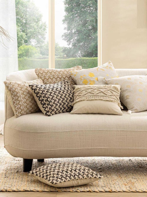 Coussins Décoratifs Coton/Polyester PROMO LINGE - Kiabi