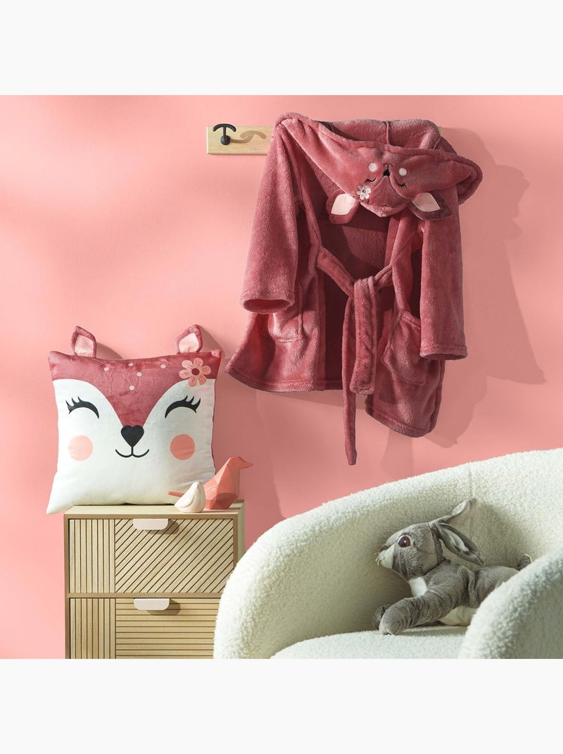 Coussins Décoratifs Polyester BICHETTE Douceur d'Intérieur Rose - Kiabi