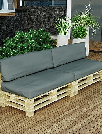 Coussins Palette Déhoussable Imperméable LOT x2 - Bananair