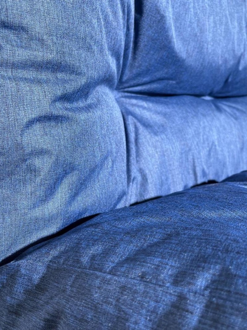 Coussins Palette lot x2 en polyester - Bananair Bleu - Kiabi