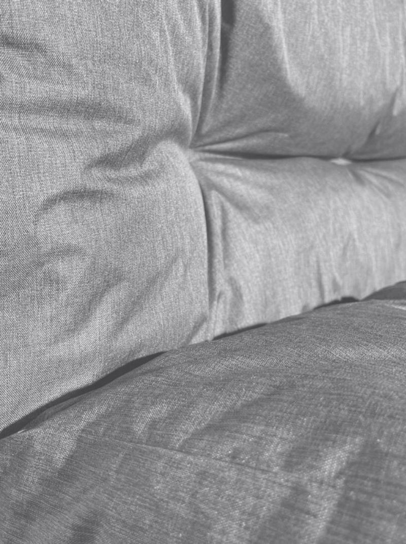 Coussins Palette lot x2 en polyester - Bananair Gris - Kiabi