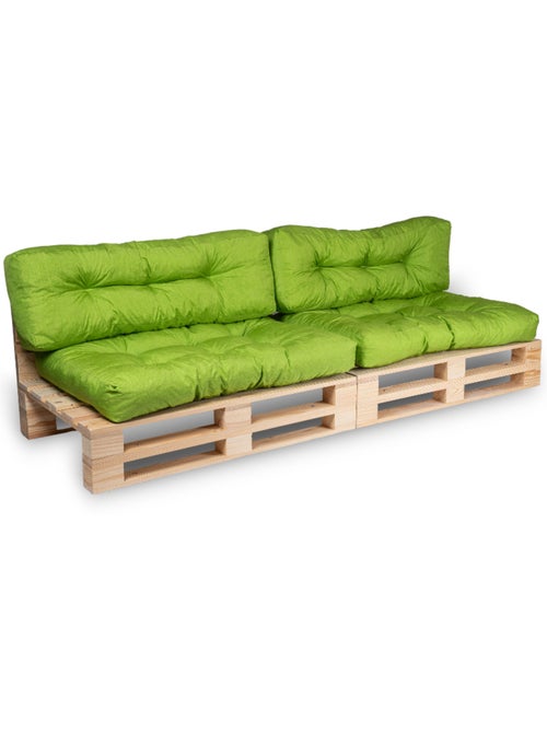 Coussins Palette lot x2 en polyester - Bananair - Kiabi Coussins Palette lot x2 en polyester - Bananair - Kiabi