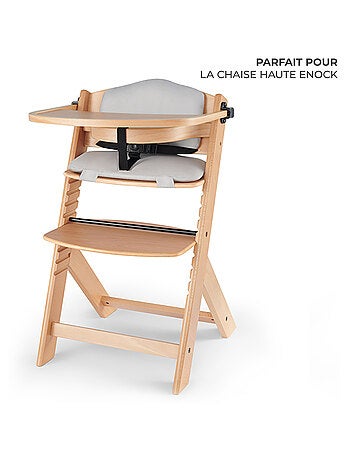 Coussins pour chaise haute Kinderkraft ENOCK, lot de 2 pour siège et dossier, faciles à nettoyer