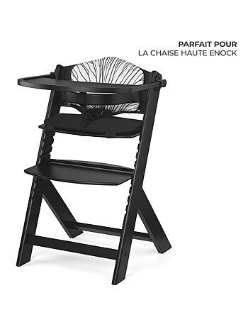 Coussins pour chaise haute Kinderkraft ENOCK, lot de 2 pour siège et dossier, faciles à nettoyer
