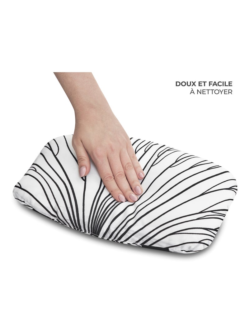 Coussins pour chaise haute Kinderkraft ENOCK, lot de 2 pour siège et dossier, faciles à nettoyer Noir - Kiabi