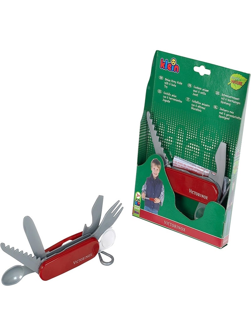 Couteau suisse avec 6 outils (Jouet) Rouge - Kiabi