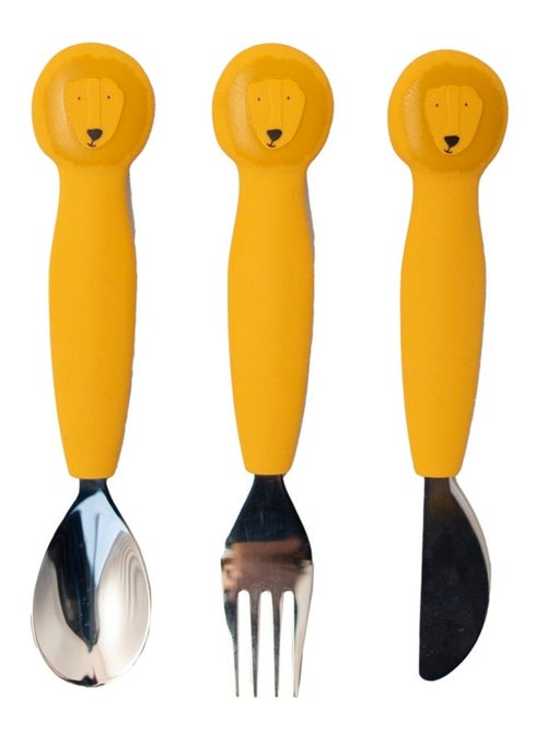 Couverts 3 pièces en silicone - Kiabi