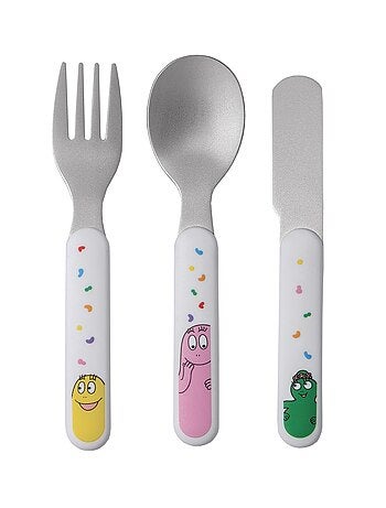 Couverts d'apprentissage Barbapapa