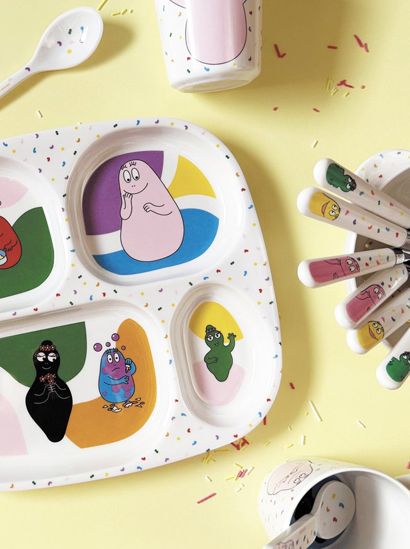 Couverts d'apprentissage Barbapapa Blanc - Kiabi