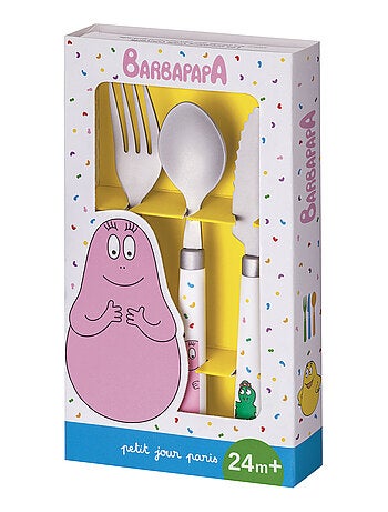 Couverts d'apprentissage Barbapapa