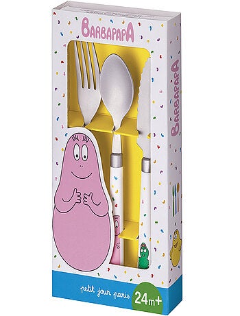 Couverts d'apprentissage Barbapapa