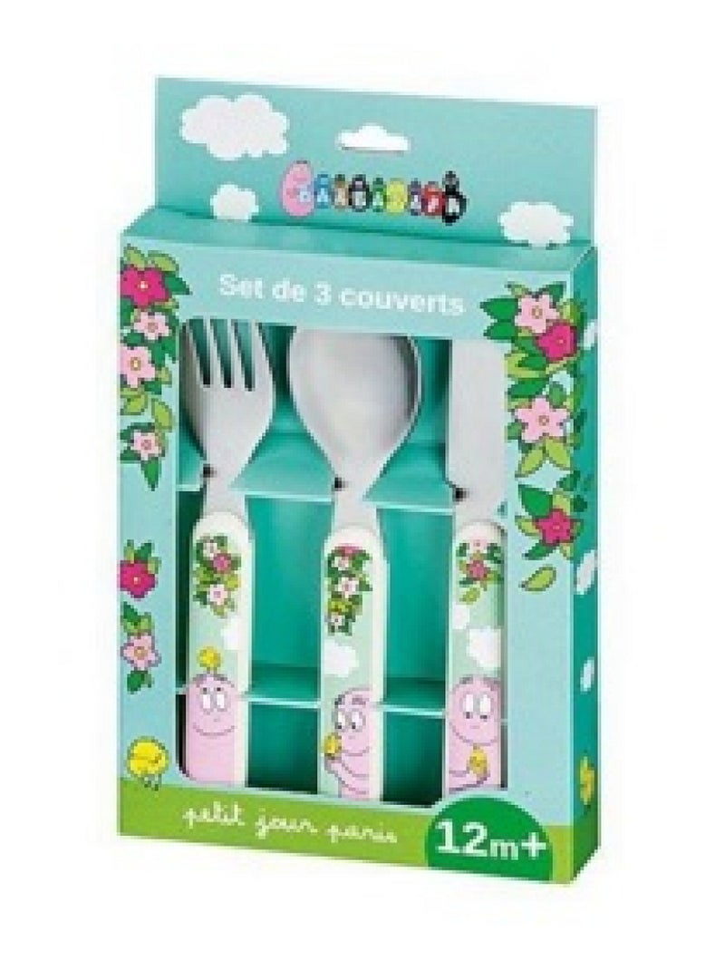 Couverts d'apprentissage Barbapapa Rose - Kiabi