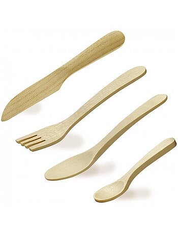 Couverts de dinette en bois