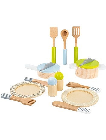Couverts et casseroles en bois